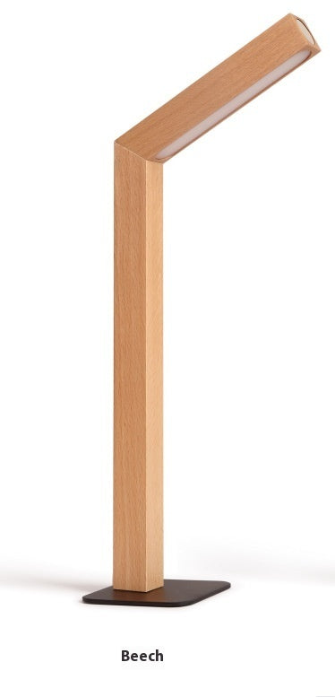 LED Solid Wood Desk Lamp — alternate view