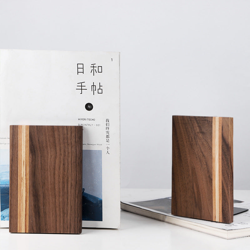 Pair of Black Walnut Bookends