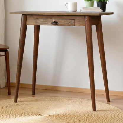 Solid Mango Wood Writing Desk in a room