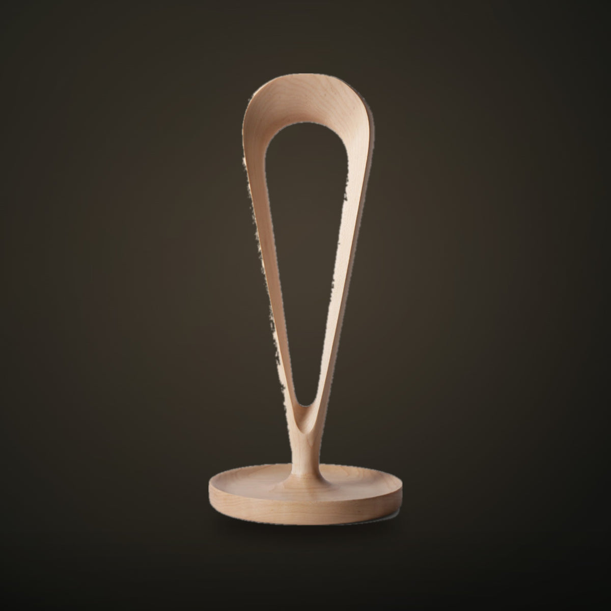 Solid Wood Headphone Stand in beech