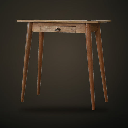 Solid Mango Wood Writing Desk with drawer