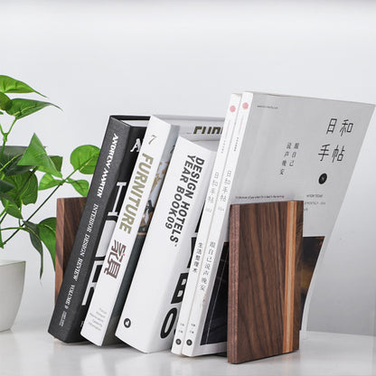 Black Walnut Bookend on a shelf