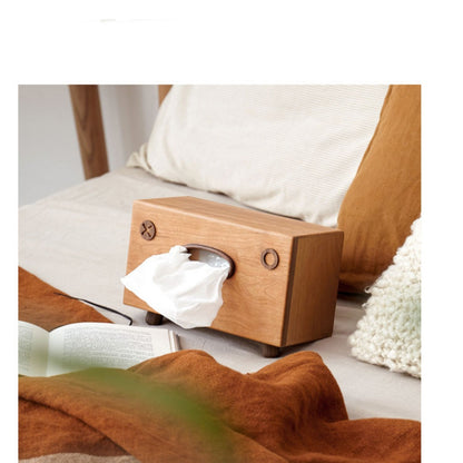 Solid Wood Tissue Box on a table