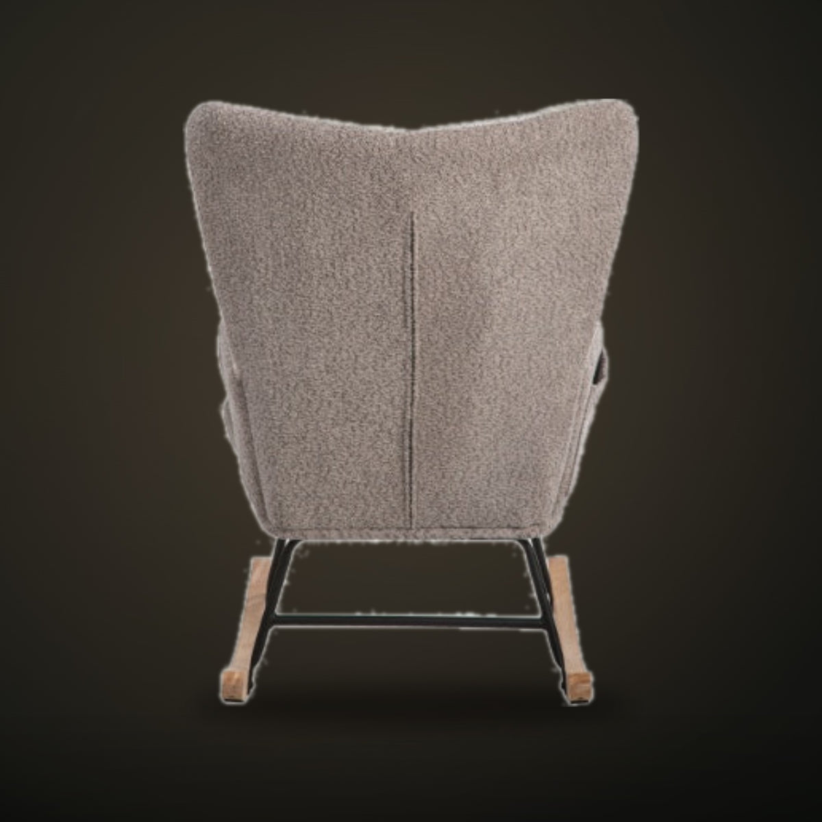 Wingback Rocking Chair, back view