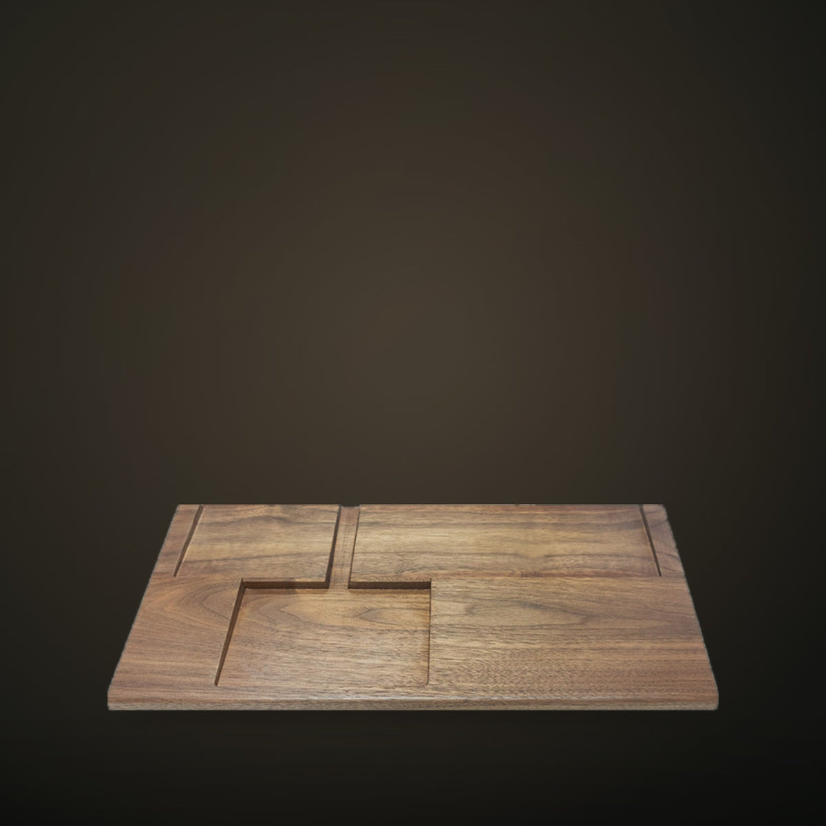 Walnut Magic Keyboard and Trackpad Rest