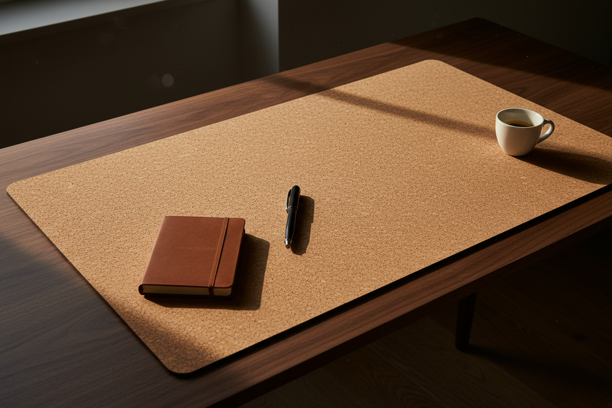 Natural Cork Desk Mat — FeltField