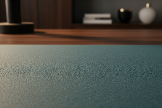 Sea Blue Cork Desk Mat — Texture Detail